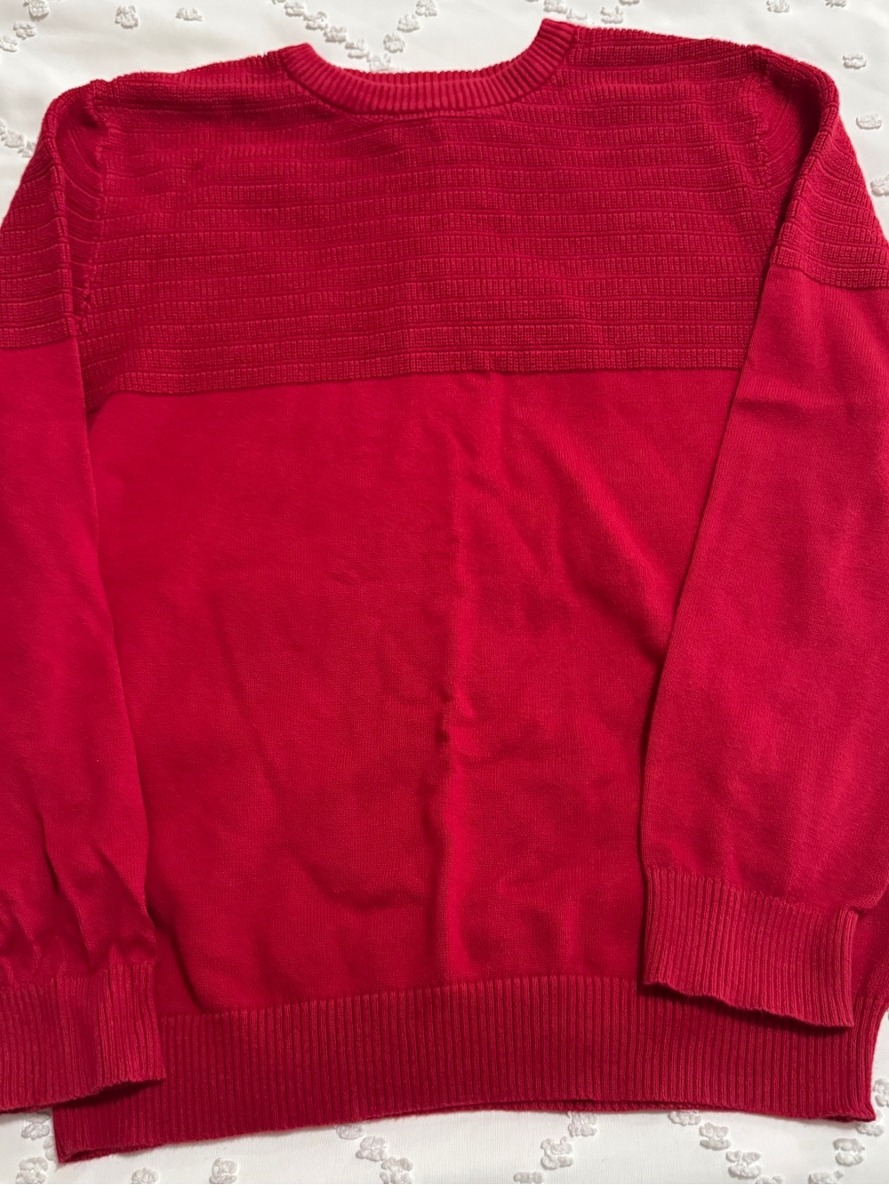 Cat & Jack Red Crewneck Sweater for Men